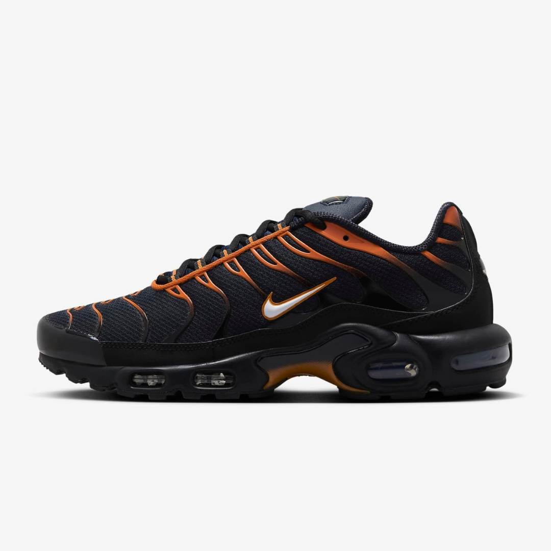 nike air max plus tn black orange
