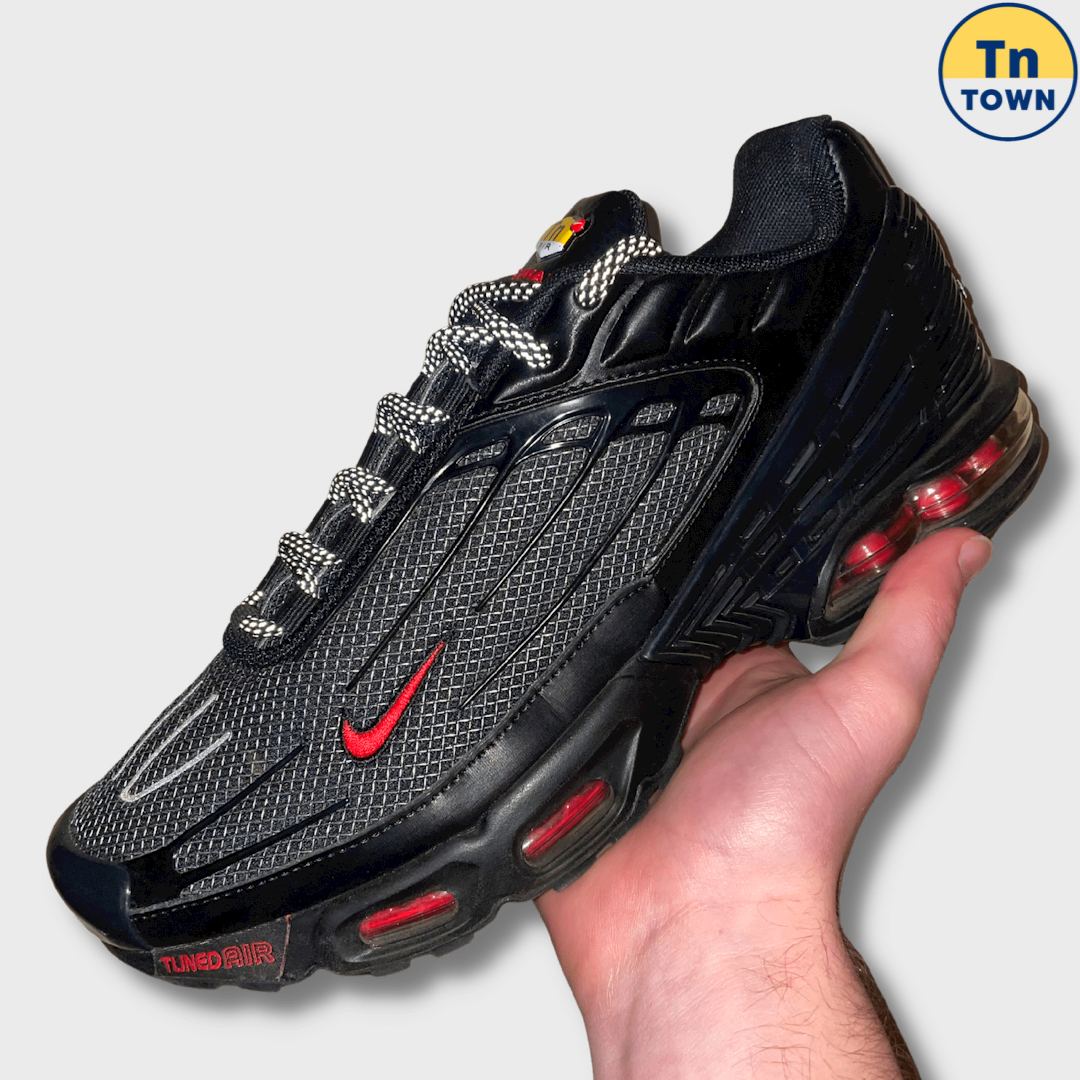 Nike Air Max Plus 3 Tn Black Red Tn Town